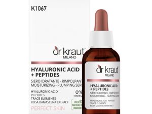 HYALURONIC ACID  + PEPTIDES - MOISTURIZING PLUMPING FACIAL SERUM 30ml
